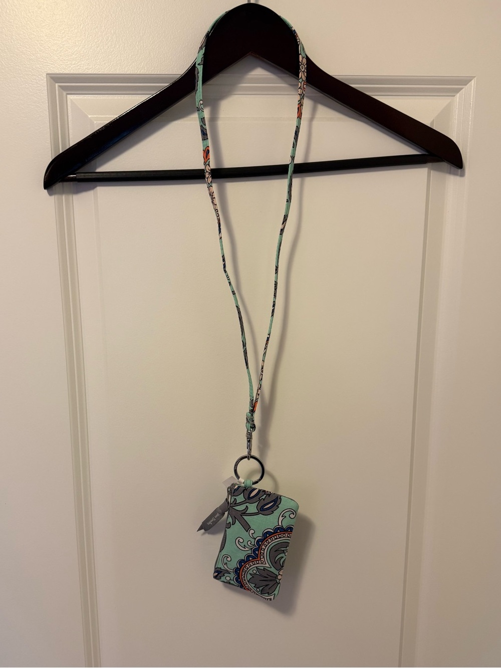 Vera Bradley Lanyard/Card Wallet in “Fan Flowers” Pattern (Now Retired) - *NWT*